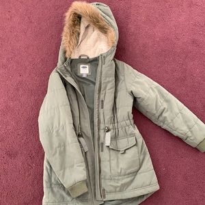 Girls large winter jacket